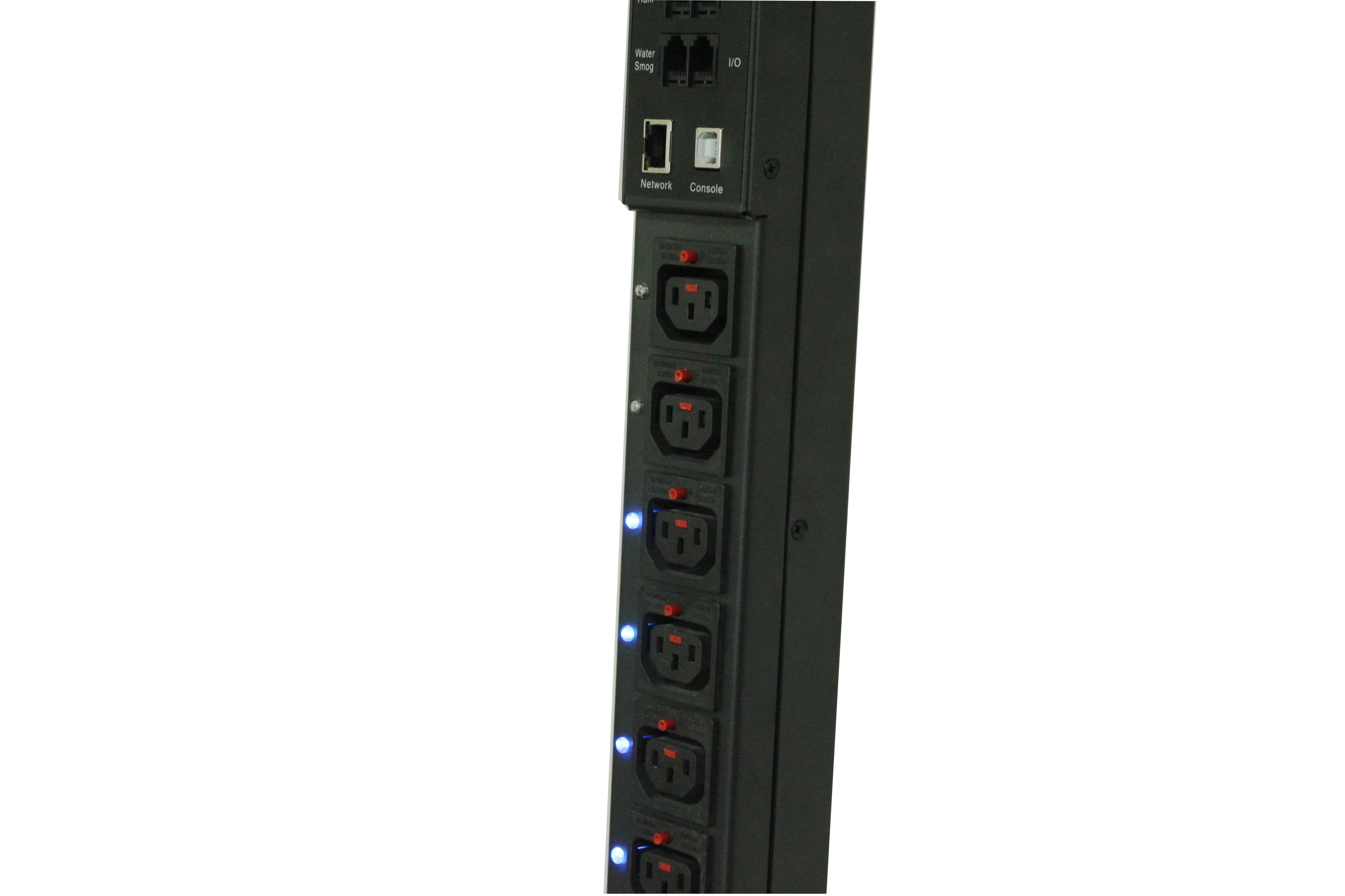 PDU de bloqueio vertical IEC inteligente remotamente IP