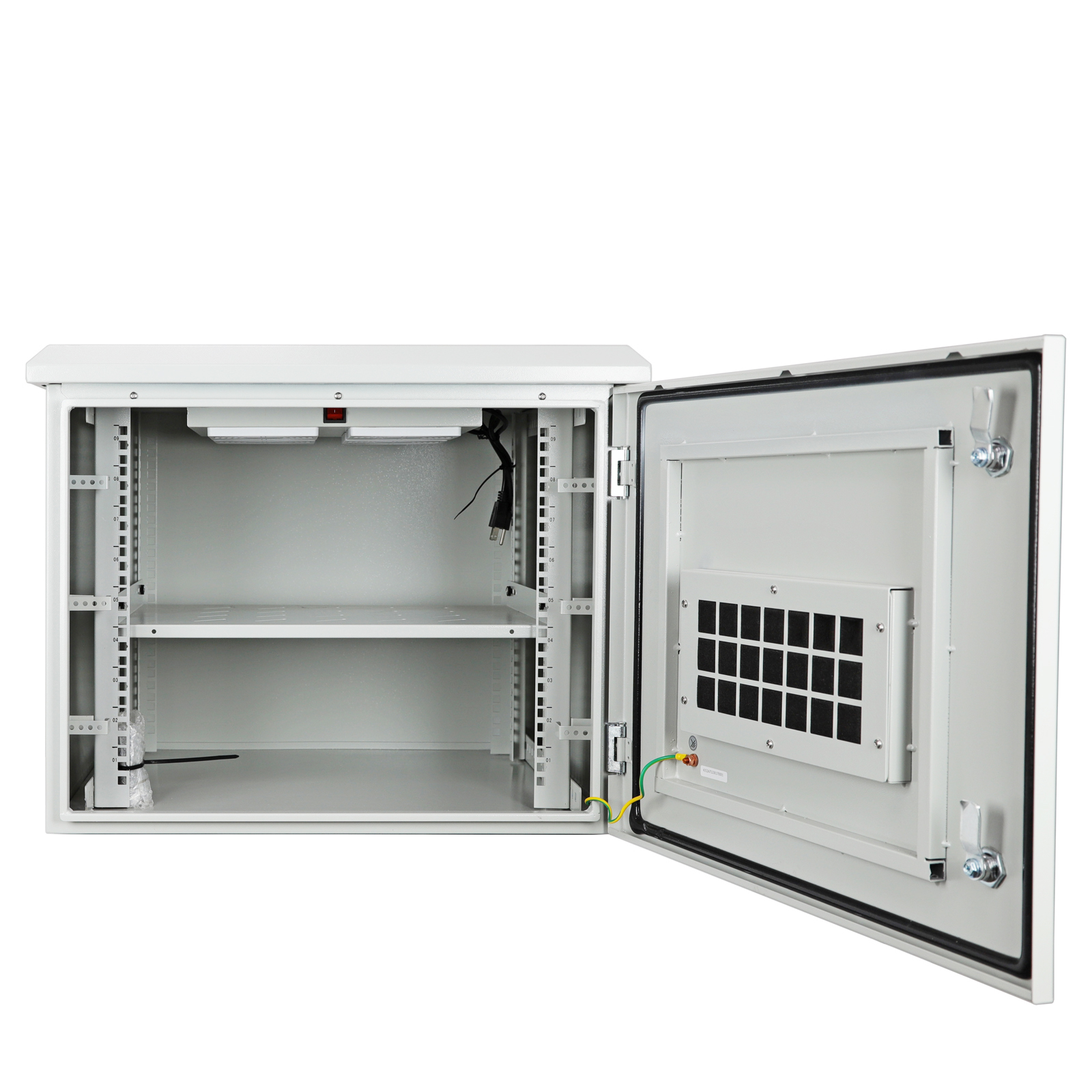 IP55 Gabinete de montagem de parede externa com bandeja de ventilador