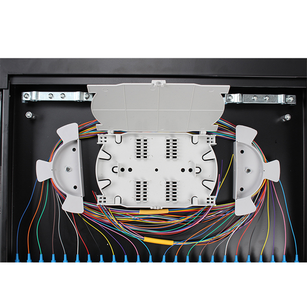 Kit de patch panel 1U de 24 portas para SC/UPC duplex 50/125µm multimodo OM3