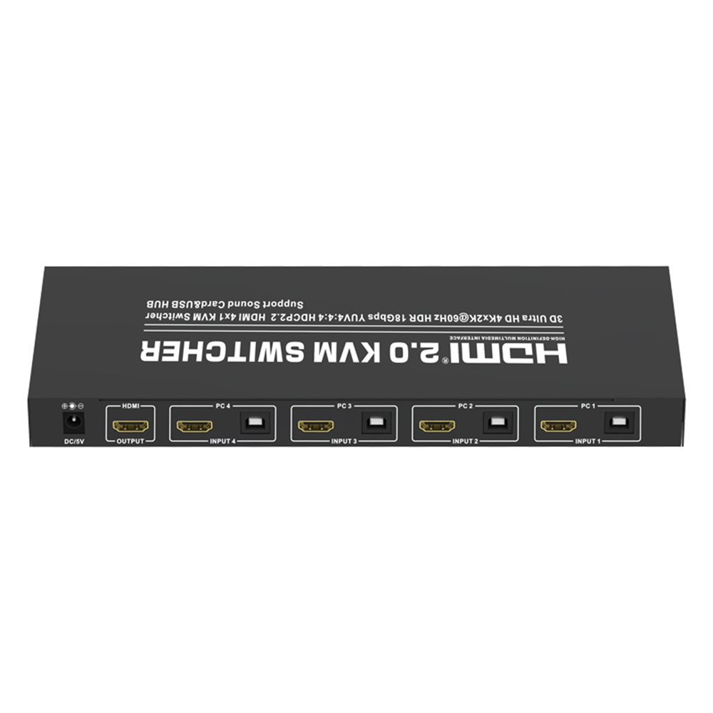 Novo switch kvm 4x1 hdmi 4 portas 3840x2160 @ 30hz