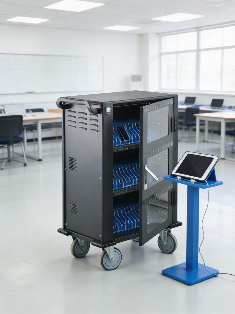 Arm&aacute;rio de carregamento de tablet Webit no quarto