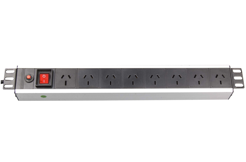 Faixa PDU de rack de dados de montagem horizontal 1.5U na Austrália