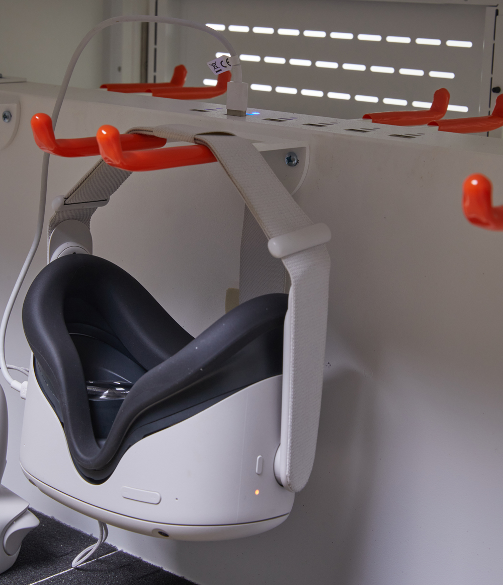 Porta de carregamento VR