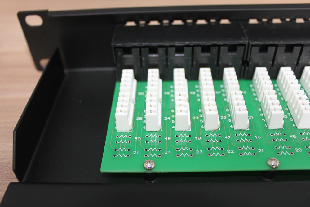 Painel de patch de voz de porta Cat3 UTP 50