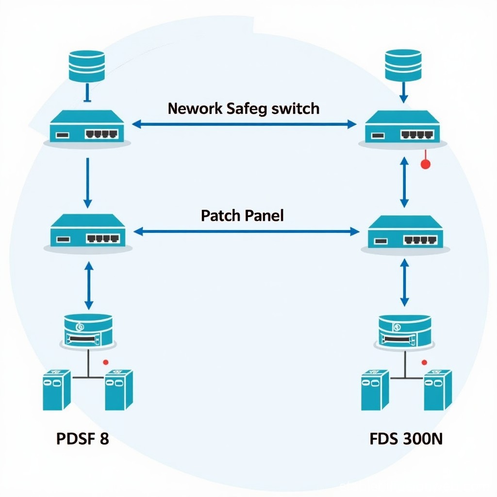 Qual é a diferença entre um interruptor de rede e um painel de patch?