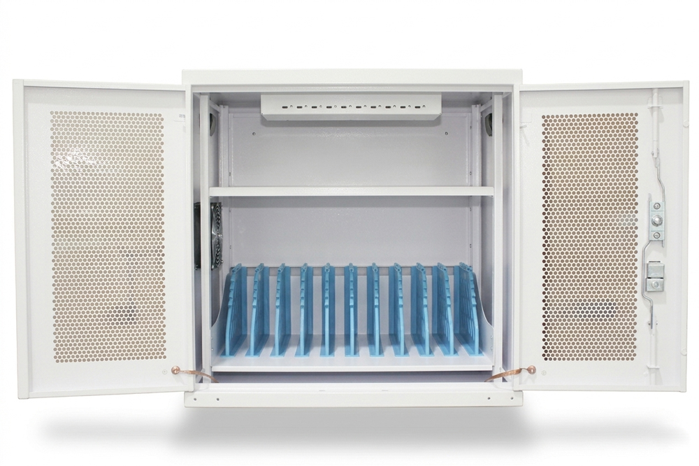 Gabinete de carregamento da série básica Webit de 20 portas – solução de carregamento AC e USB-C segura