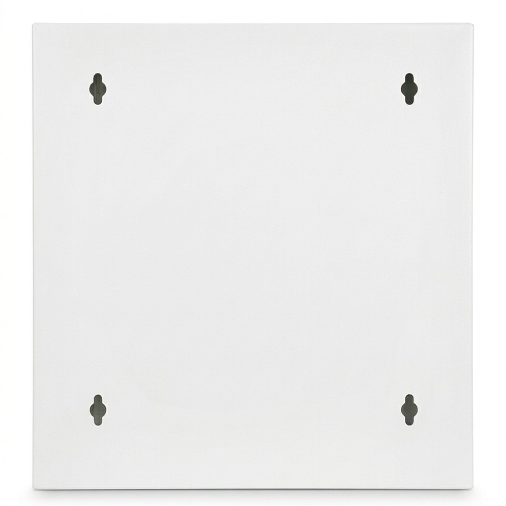 Armário de armazenamento em aço montado na parede com porta de vidro - fecho magnético, 380×210×382mm