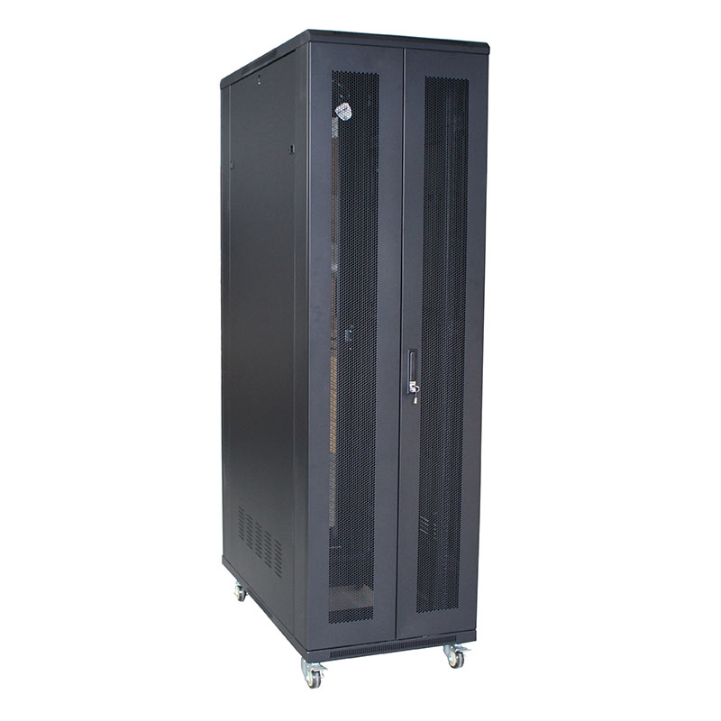 Gabinete de rack de servidor de onda de arco de 19 polegadas com porta perfurada 