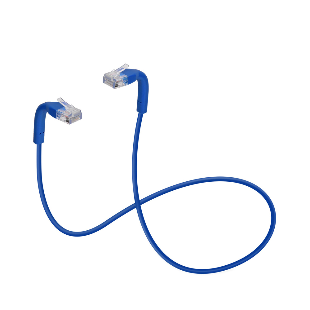 Cabo de patch fino dobrável Cat6 – Cabo de rede RJ45 flexível de alto desempenho