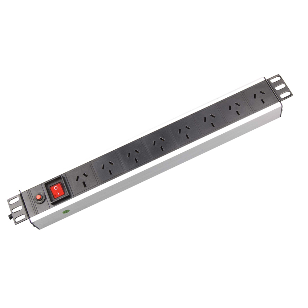 Faixa PDU de rack de dados de montagem horizontal 1.5U na Austrália