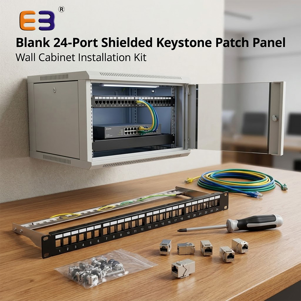 como instalar um painel de patch