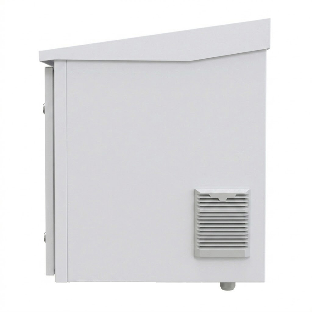O armário exterior Polo do cerco das telecomunicações IP55 montou 11U 600x780mm com telhado inclinado